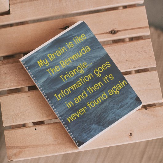 Grappig citaat voor vergeetachtige mensen om te do notitieboek