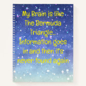 Grappig citaat voor vergeetachtige mensen om te do notitieboek (Voorkant)