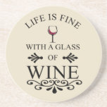 grappig citaat voor wijnliefhebber zandsteen onderzetter<br><div class="desc">Als je van een goed glas wijn houdt, is deze originele afbeelding voor je. Het is perfect voor elke gelegenheid, van een casual dag uit met vrienden die de eenvoudige dingen van het leven vieren tot een ontspannen maaltijd!! Dit ontwerp past ook op tijd voor de internationale Werelddag voor de...</div>