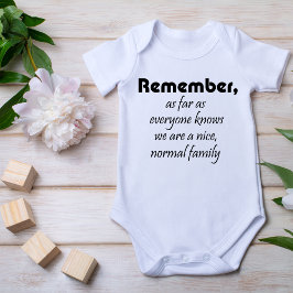 Grappig citeert baby cadeaus humor van familiecade romper