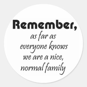 Grappig citeert cadeaus humor stickers familieklac