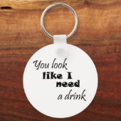 Grappig citeert cadeautjes leuke humor vriend grap sleutelhanger (Voorkant)