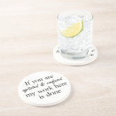 Grappig citeert cadeautjes unieke onderzetters cad (Zijkant)