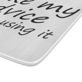 Grappig citeert het snijbordgrappen over keukencad snijplank (Hoek)