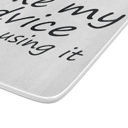 Grappig citeert het snijbordgrappen over keukencad snijplank (Hoek)