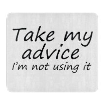 Grappig citeert het snijbordgrappen over keukencad