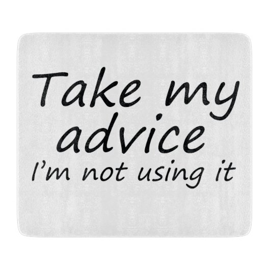 Grappig citeert het snijbordgrappen over keukencad snijplank (Voorkant)