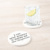 Grappig citeert unieke verjaardagsgeschenken humor zandsteen onderzetter (Zijkant)