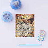 Grappig citeren aan mijn man | Gift for Husband | Flyer (Enkel)