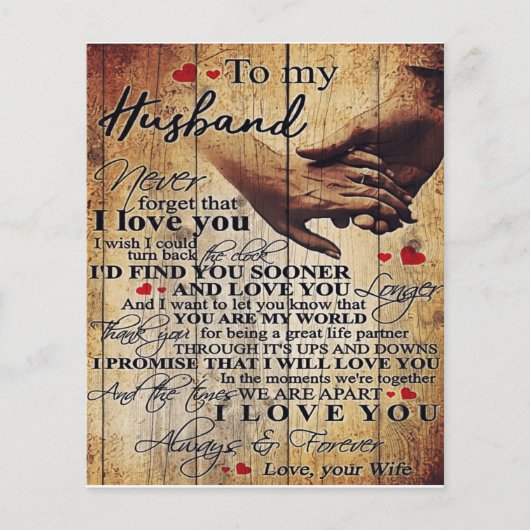 Grappig citeren aan mijn man | Gift for Husband | Flyer (Voorkant)