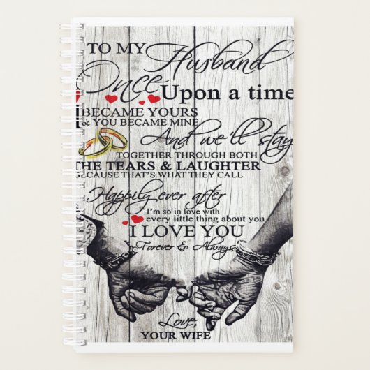 Grappig citeren aan mijn man | Gift for Husband | Planner (Voorkant)