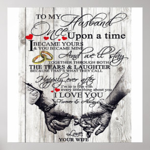 Grappig citeren aan mijn man   Gift for Husband   Poster