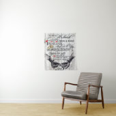 Grappig citeren aan mijn man | Gift for Husband | Wandkleed (In situ)