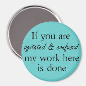 Grappig citeren magneten grap humor cadeaus voor n (Voorkant / Achterkant)