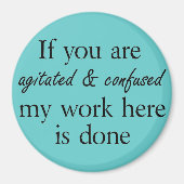 Grappig citeren magneten grap humor cadeaus voor n (Voorkant)