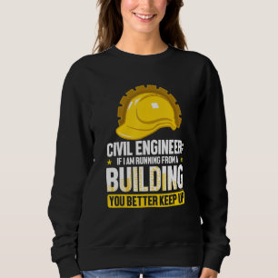 Grappig civiel ingenieur als ik van een bouwwerk l trui