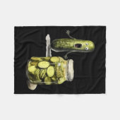 Grappig Ckle verras een kommer en een pot gesneden Fleece Deken (Voorkant (Horizontaal))