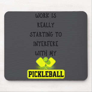 Grappig Ckleball Werk Citaat Ckleball Liefhebber K Muismat