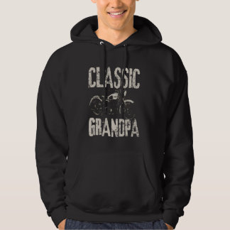Grappig Classic Opa motorfiets Graphic Hoodie
