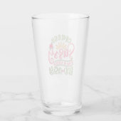 Grappig classy sassy en een beetje slecht sassy vr glas (Achterkant)