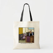 Grappig Clergyman Canvas tas Gift (Voorkant)