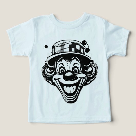 Grappig Clown Logo – Omgekeerde Pet & Uitgestoken (Design voorkant)