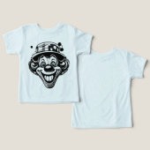 Grappig Clown Logo – Omgekeerde Pet & Uitgestoken (Ontwerp Voorkant & Achterkant)