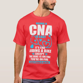 Grappig CNA werk gecertificeerd verpleegkundig ass T-shirt