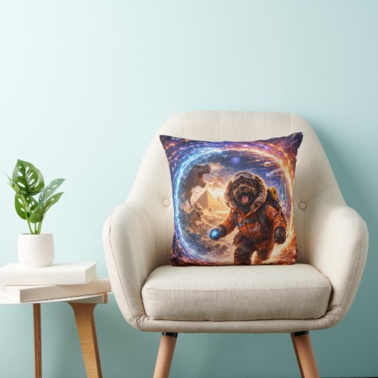 Grappig Cockapoo Cadeau | Ruimde Hond Kussen (Stoel)