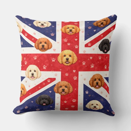 Grappig Cockapoo Cadeau | UK Cockapoo Kussen (Voorkant)