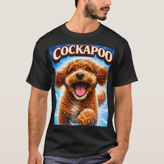 Grappig Cockapoo-hond Liefhebber Geschenk T-shirt  (Voorkant)