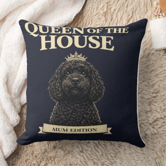 Grappig Cockapoo Moeder Cadeau | Koningin Van Het Kussen (Deken)