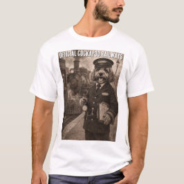 Grappig Cockapoo-spoorweg T-shirt