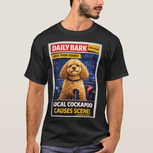 Grappig Cockapoo T-Shirt | Cadeaus voor hondenlief (Voorkant)