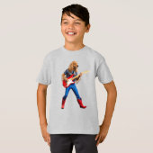 Grappig Cocker Spaniel Rockster Kinder T-Shirt (Voorkant volledig)