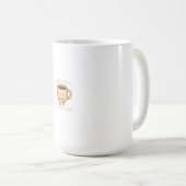 Grappig Coffee Lover Cartoon Design Koffiemok (Voorkant rechts)