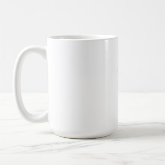 Grappig Coffee Lover Cartoon Design Koffiemok (Links)