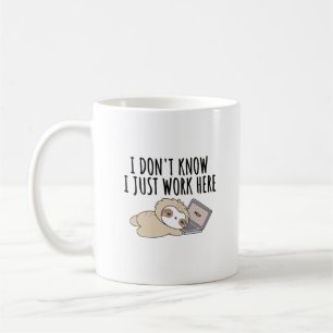 Grappig collega cadeau, kantoor humor mok, werk be koffiemok