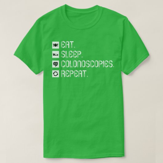 Grappig colonoscopie cadeau 9 t-shirt (Design voorkant)