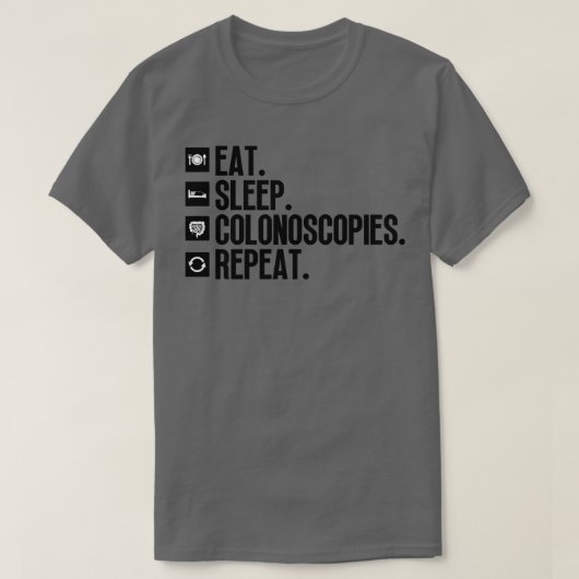 Grappig colonoscopie cadeau t-shirt (Design voorkant)