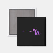 Grappig Comma La Kleuren Magneet (Voorkant / Achterkant)