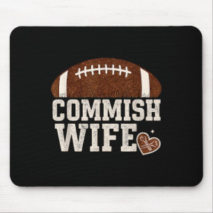 Grappig Commissie Vrouw Fantasy Football Schattige Muismat