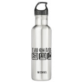 Grappig Computer Kantoor Quote CTRL Alt Del Waterfles (Voorkant)