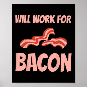 Grappig con design voor mannen vrouwen bbq varkens poster