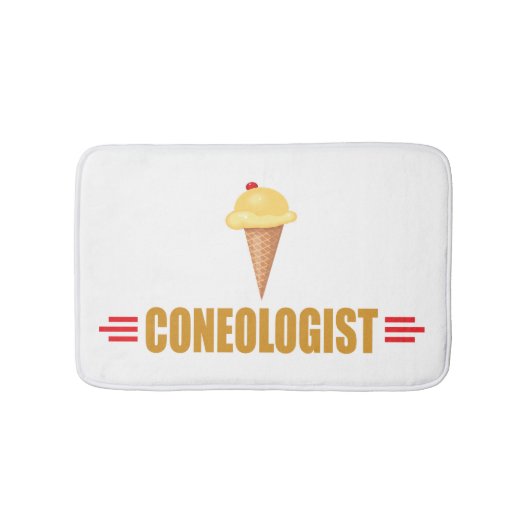 Grappig Coneologist Ijs Badmat (Voorkant)