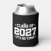 Grappig Cool Afstudeertijd Seniorklas 2027 Blikjeskoeler (Blikje Voorkant)