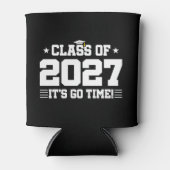 Grappig Cool Afstudeertijd Seniorklas 2027 Blikjeskoeler (Voorkant)