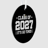 Grappig Cool Afstudeertijd Seniorklas 2027 Ornament (voorkant)