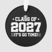 Grappig Cool Afstudeertijd Seniorklas 2027 Ornament (voorkant)