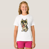 Grappig Cool Dog Kinderen T-shirt (Voorkant volledig)